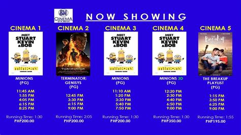 megamall cinema schedule today